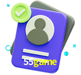 Tornar-se um membro do 55game é muito simples